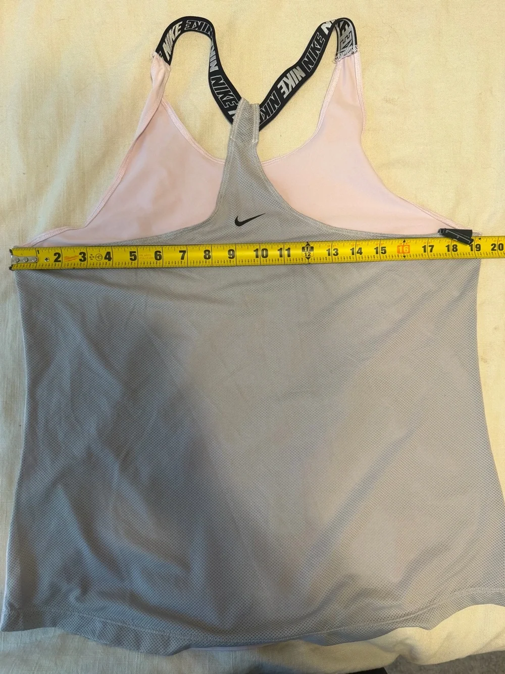Nike Pink Racerback Logo Training Tank